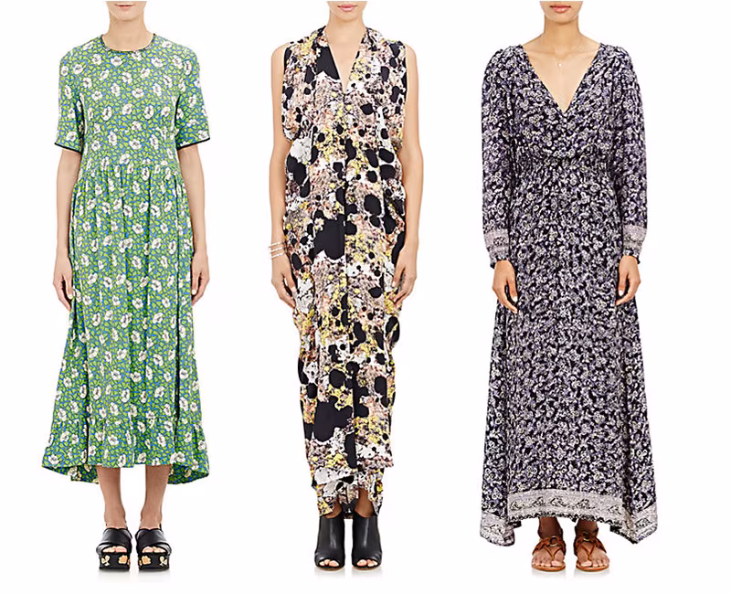 The Printed Maxi at Barneys New York