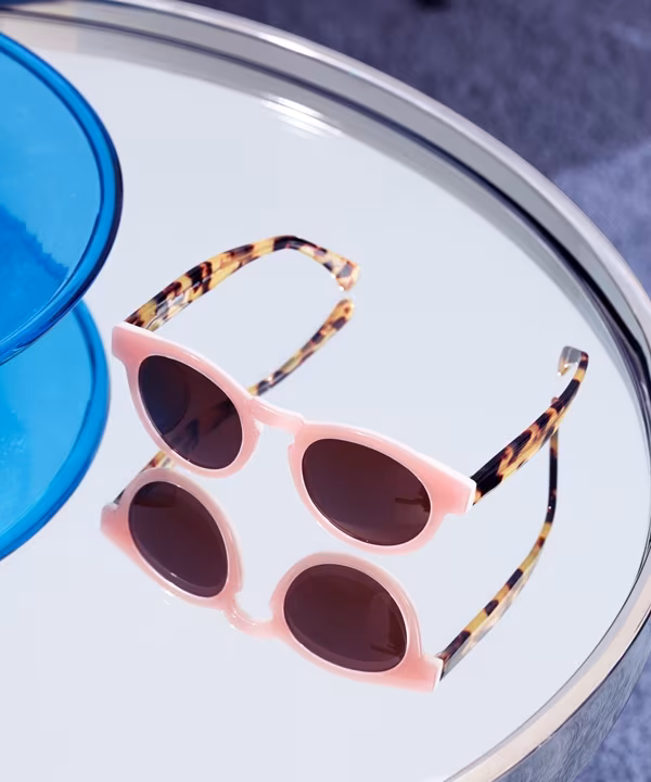 Illesteva for J.Crew Leonard Sunglasses in Pink Tortoise