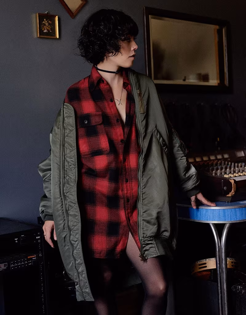 R13 Oversized Flight Coat