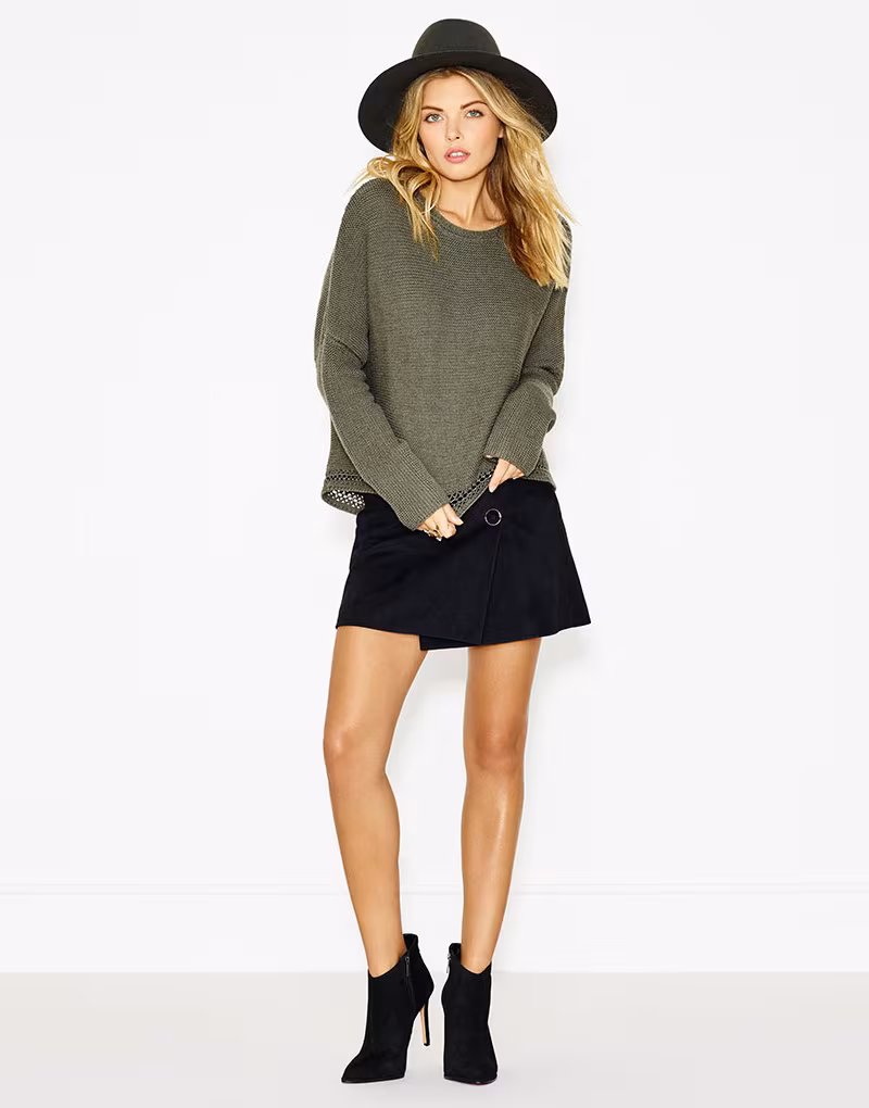 Ramy Brook Frankie Chain Link Sweater