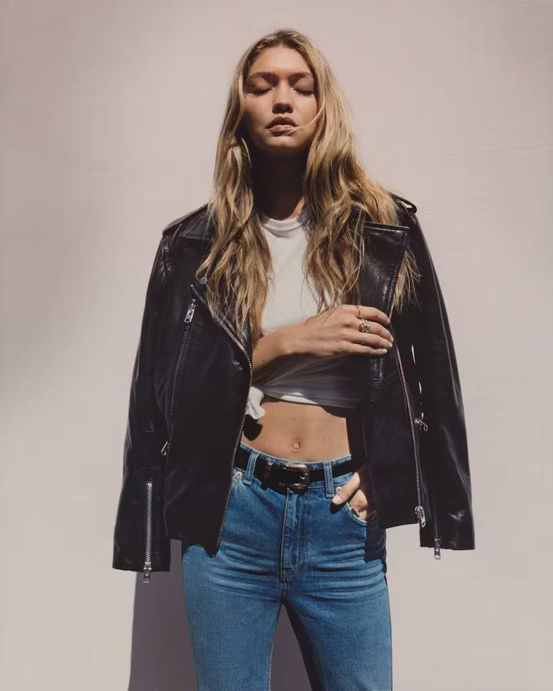 Topshop Leather Biker Jacket