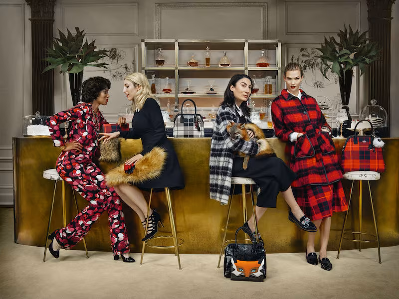 kate spade new york ‏Fall 2015 Campaign feat. Karlie Kloss_2