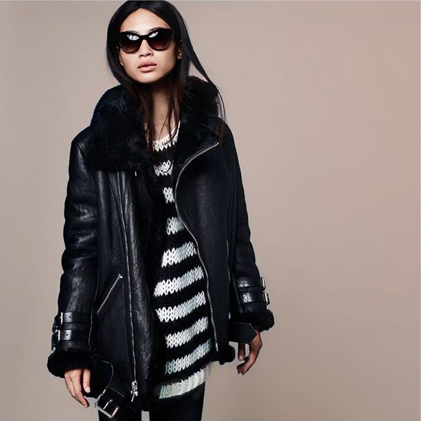 Acne Studios Velocite Shearling-lined Leather Jacket