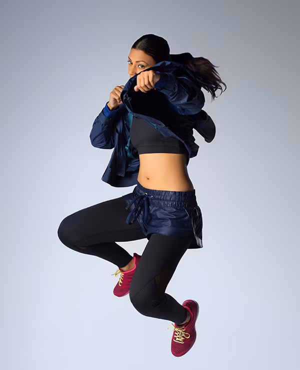 Adidas By Stella McCartney Printed-shoulder Performance Jacket