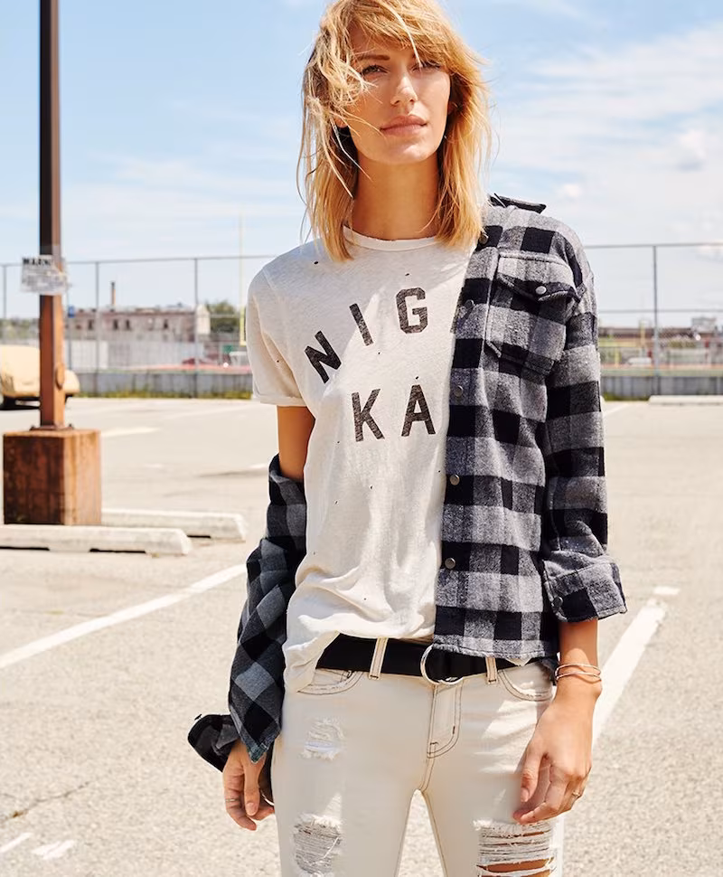 Current/Elliott The Rolled Sleeve Crew