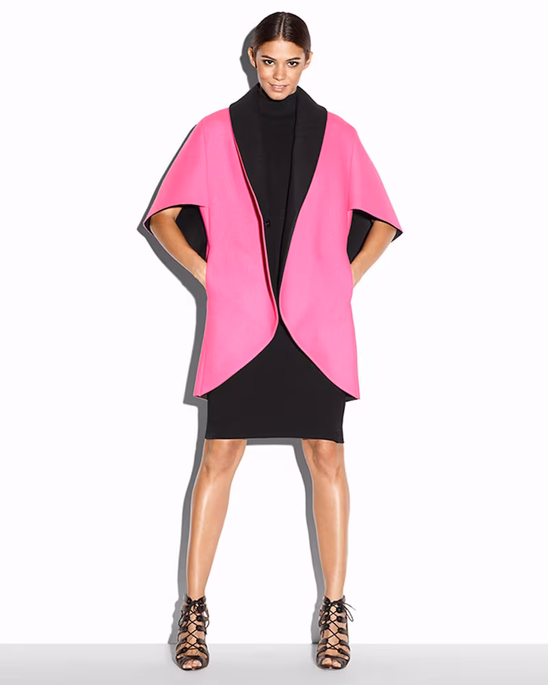 Milly Sleeveless Turtleneck Sheath Dress