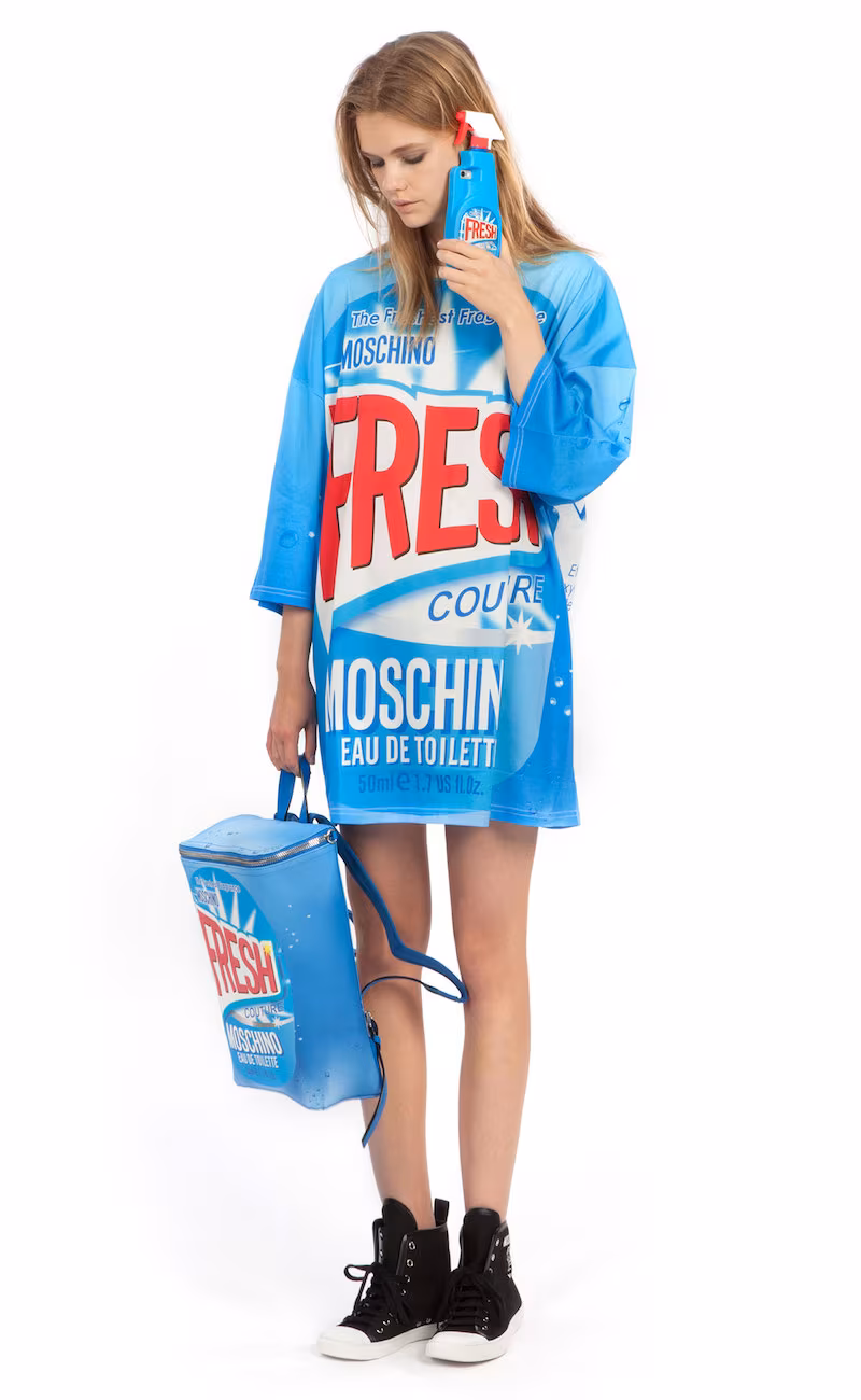 Moschino 2nd Story Print Cotton Dress