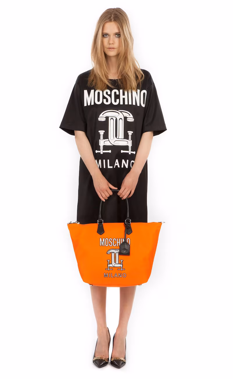 Moschino 2nd Story Short Sleeve Graphic T-Shirt Dress