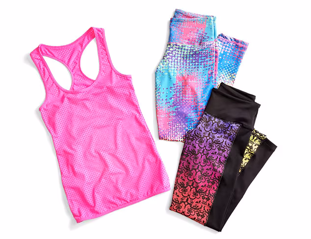 Starting at $20 Vibrant Activewear at MYHABIT