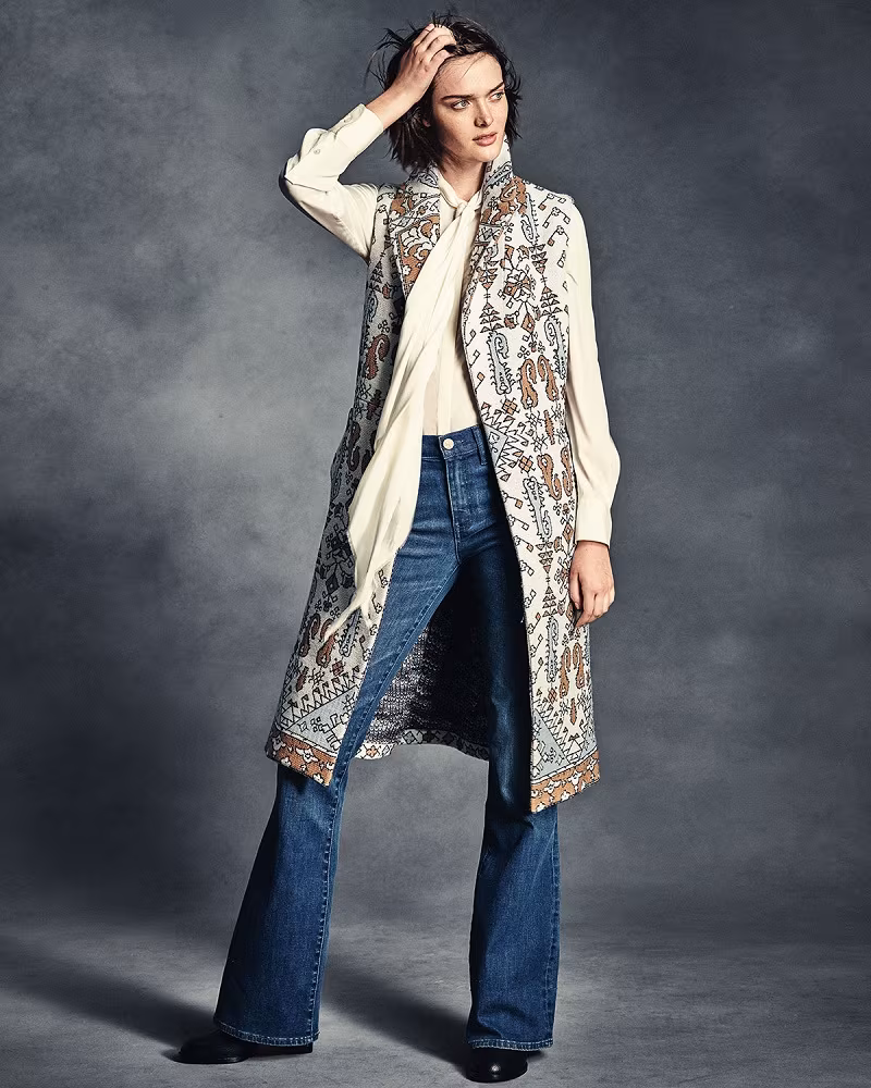 Tory Burch High-Waist Flare Jeans