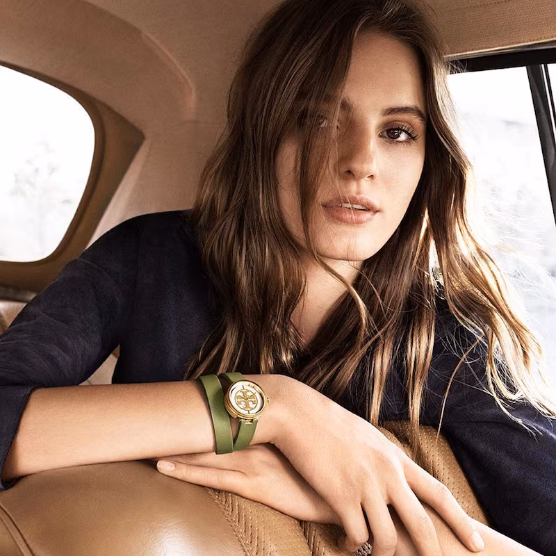 Tory Burch Reva Double-wrap Watch