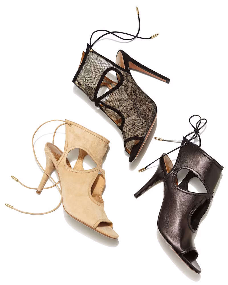 Aquazzura Sexy Thing Tie-Back Keyhole Sandal