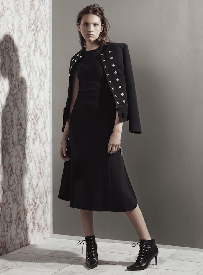 Balenciaga Button-detail Midi Dress
