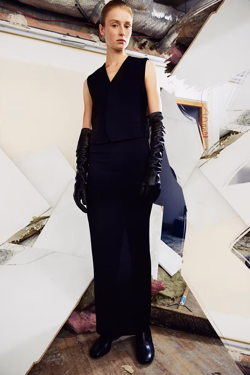 Haider Ackermann Black Wool Vest