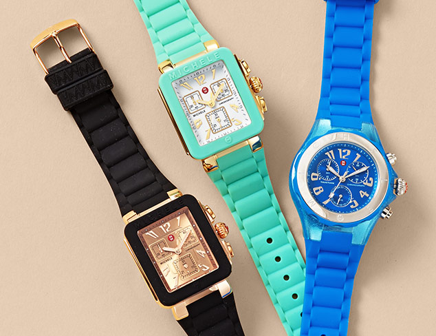 Just In Michele Watches at MYHABIT