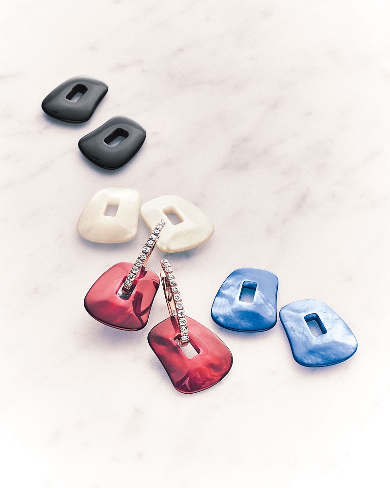 Mattioli Diamond Hoop Puzzle Earrings with Interchangeable Drops