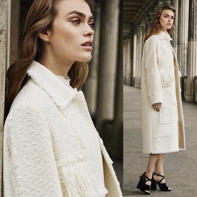 Nina Ricci Embellished Wool Coat