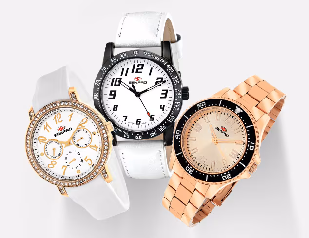Sporty Chic Watches feat. Seapro at MYHABIT