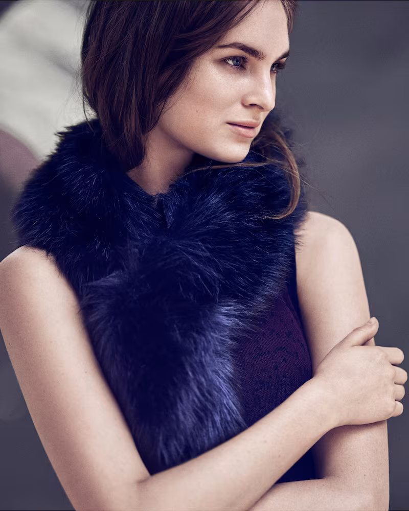 Ann Taylor Faux Fur Scarf