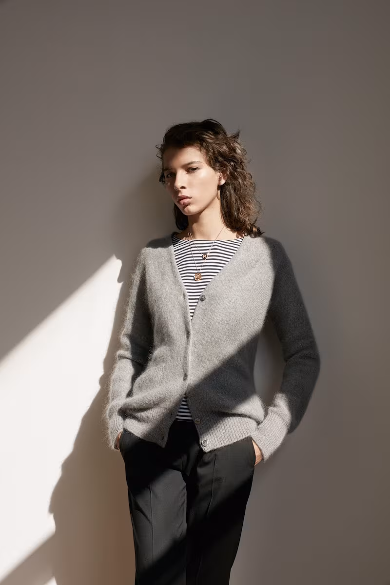 Barneys New York XO Jennifer Meyer Basic Cardigan