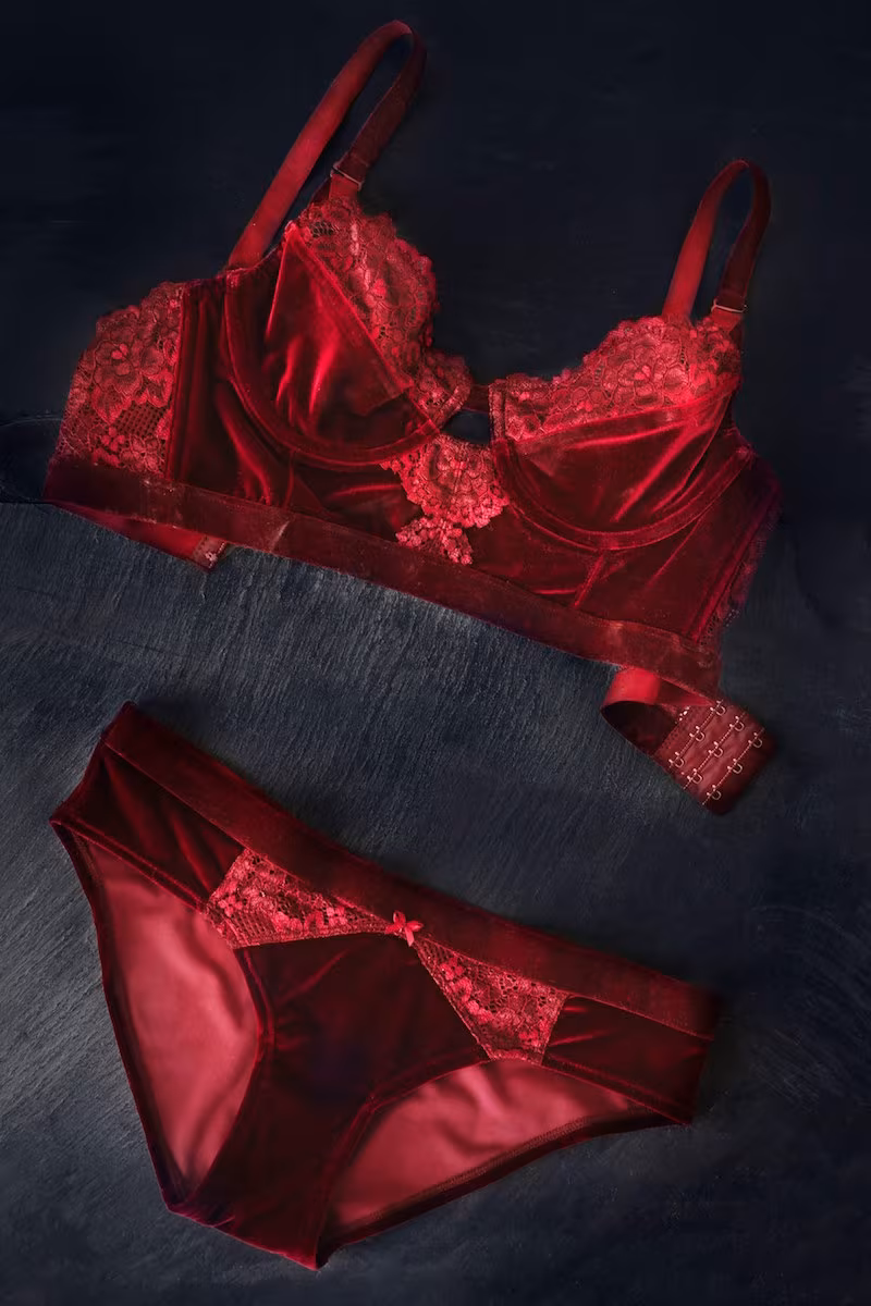 Free People Light & Shadow Underwire Longline Bra