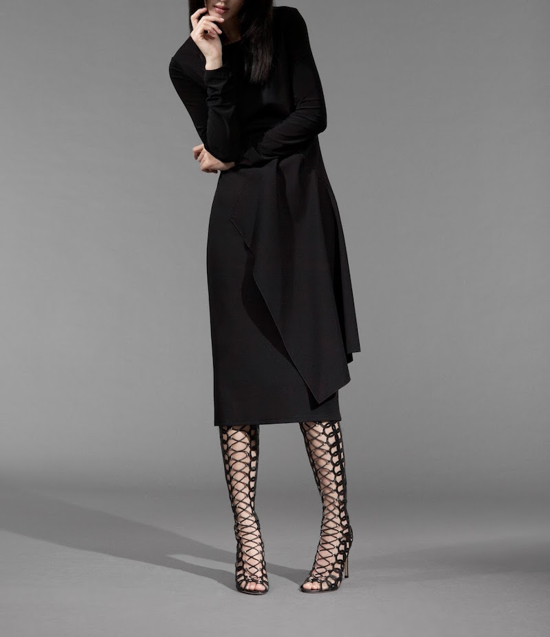Gianvito Rossi Laser-Cut Knee Boots