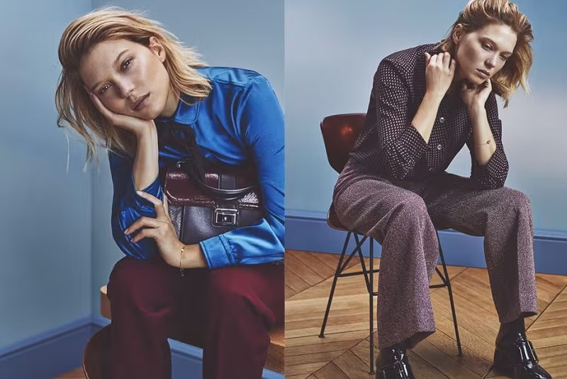 Gucci Silk-satin blouse