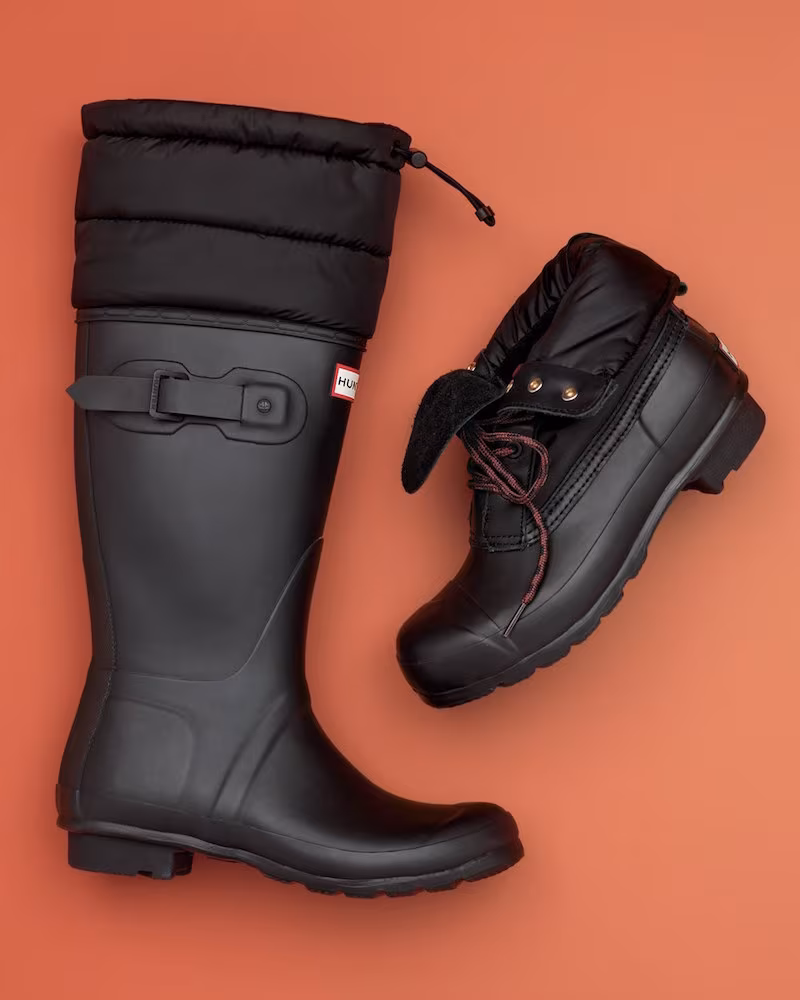 Hunter Original Quilted Cuff Rain Boot