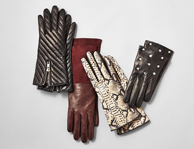Portolano Leather Gloves at MYHABIT