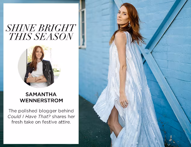Shine On Samantha Wennerstrom’s Party Picks at MYHABIT