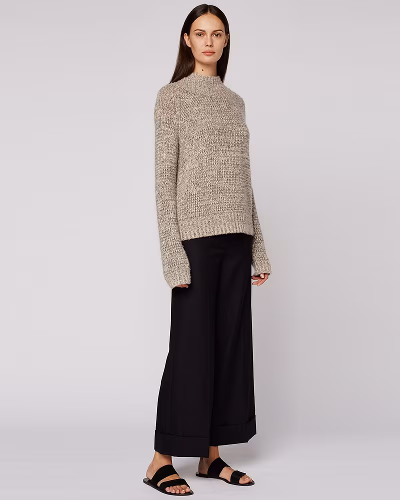 THE ROW Hetty Funnel-Neck Sweater