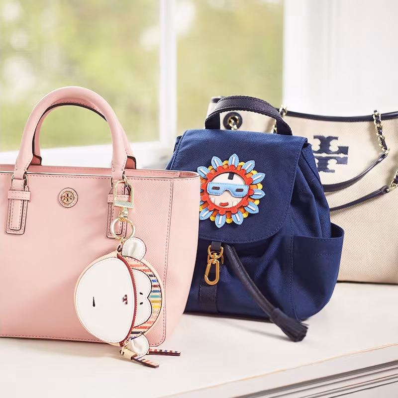 Tory Burch Flower Child Applique Backpack