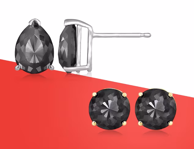 70 Off Black Diamond Earrings at MYHABIT
