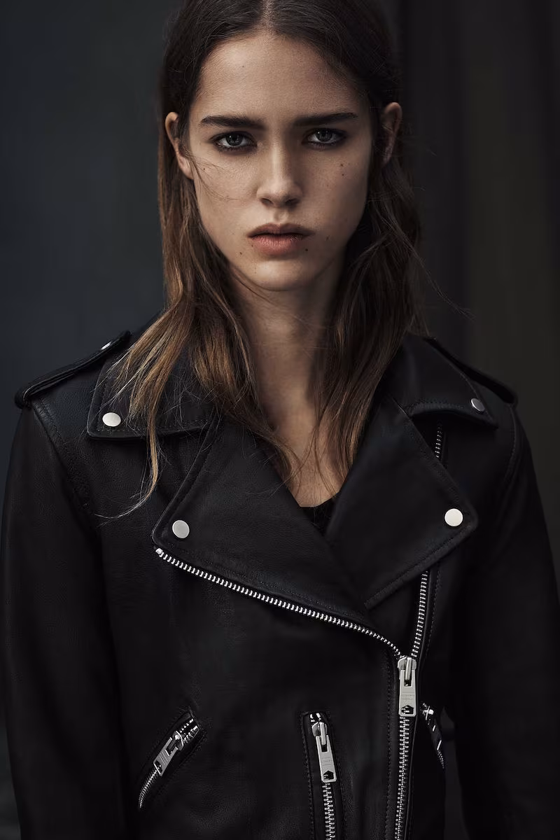 AllSaints Balfern Leather Biker Jacket