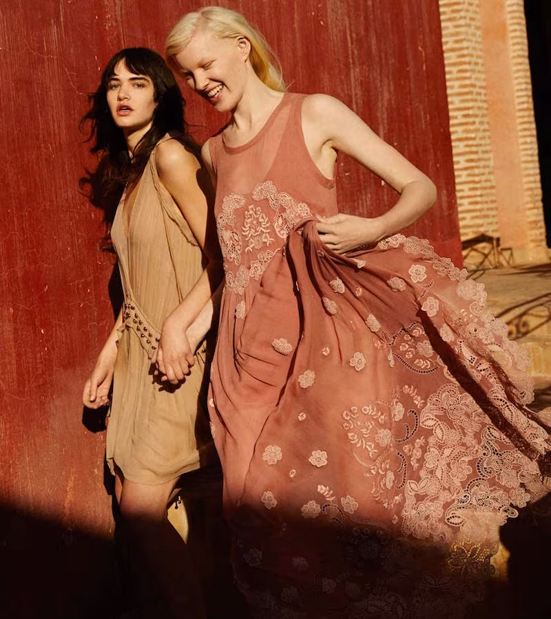 Chloé Ruffled Silk-Chiffon Mini Dress