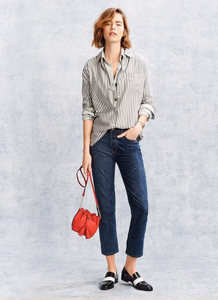 Current/Elliott The Vintage Straight Leg Jeans