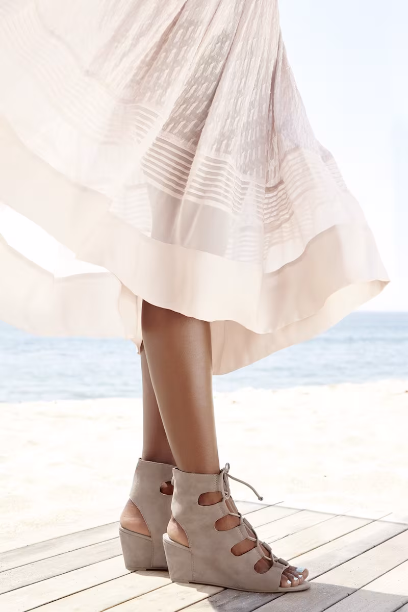 Dolce Vita Louise Ghillie Lace Wedge