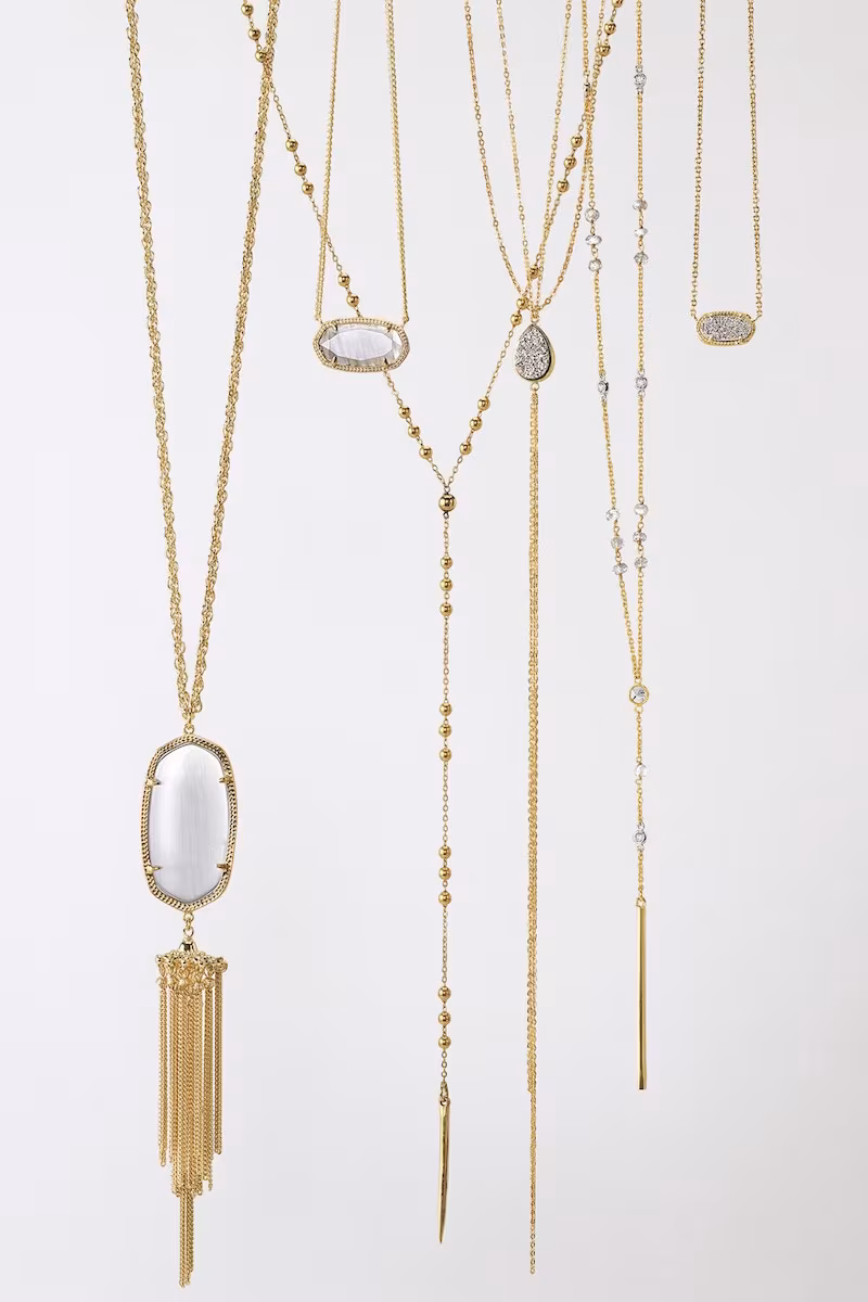 Kendra Scott Rayne Stone Tassel Pendant Necklace