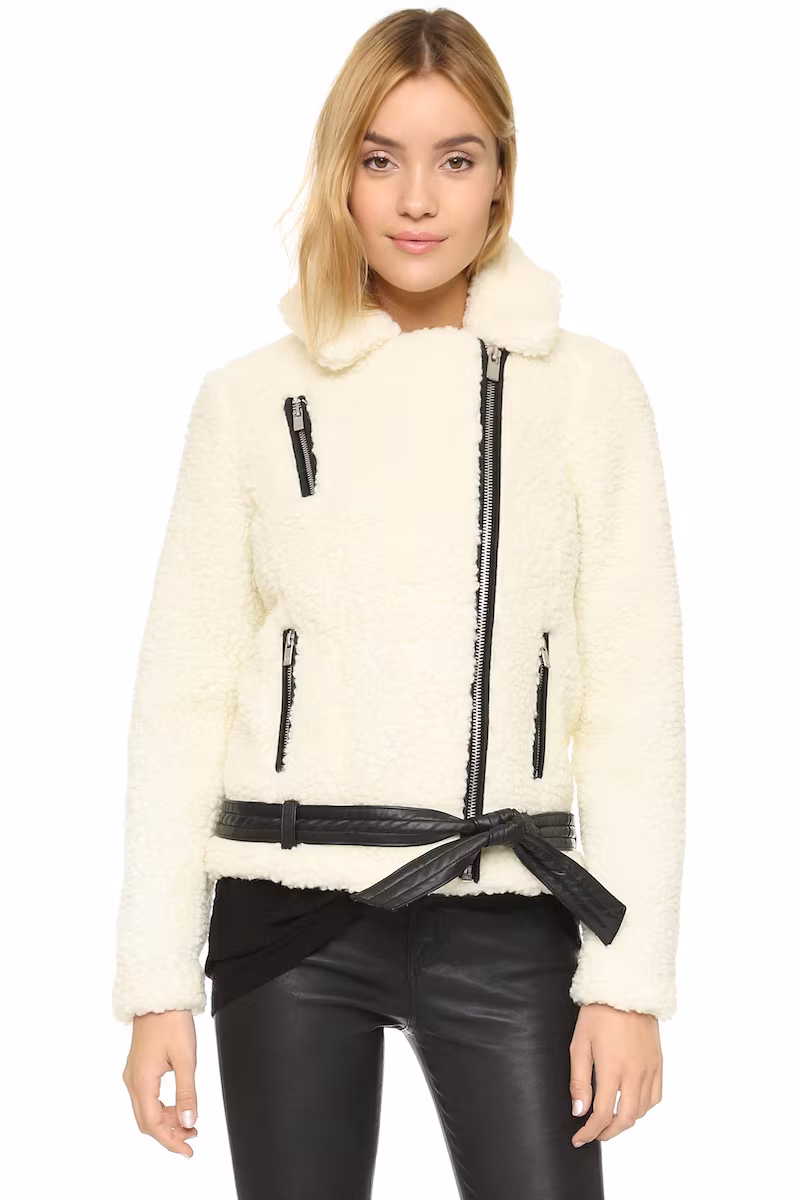 Maison Scotch Teddy Biker Jacket