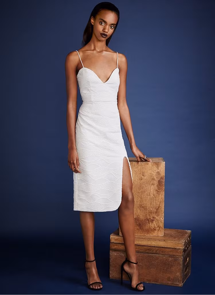 Nicholas Wave Lace Sweetheart Dress