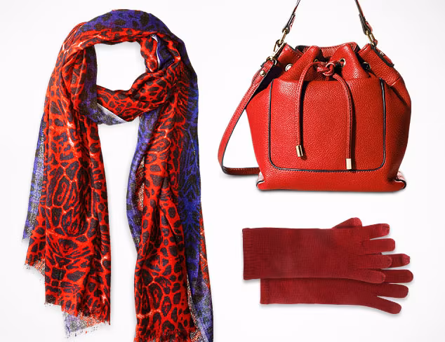 Shades of Red Bold to Burgundy at MYHABIT