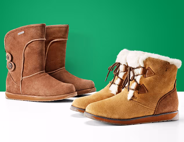 Shearling Boots feat. EMU Australia & Pegia at MYHABIT