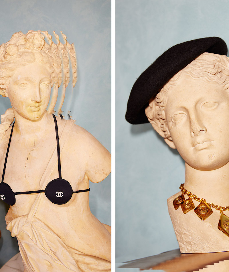 Vintage Chanel Diamond Pendant Necklace