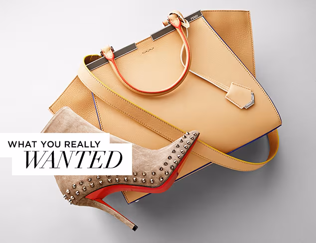 What You Really Wanted Designer Shoes, Bags & More at MYHABIT