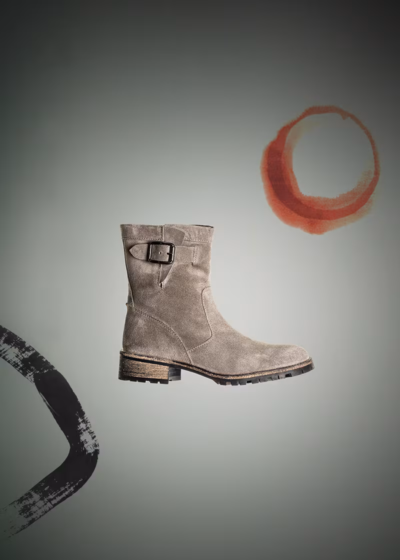 elysewalker los angeles Biker Sport Suede Boots