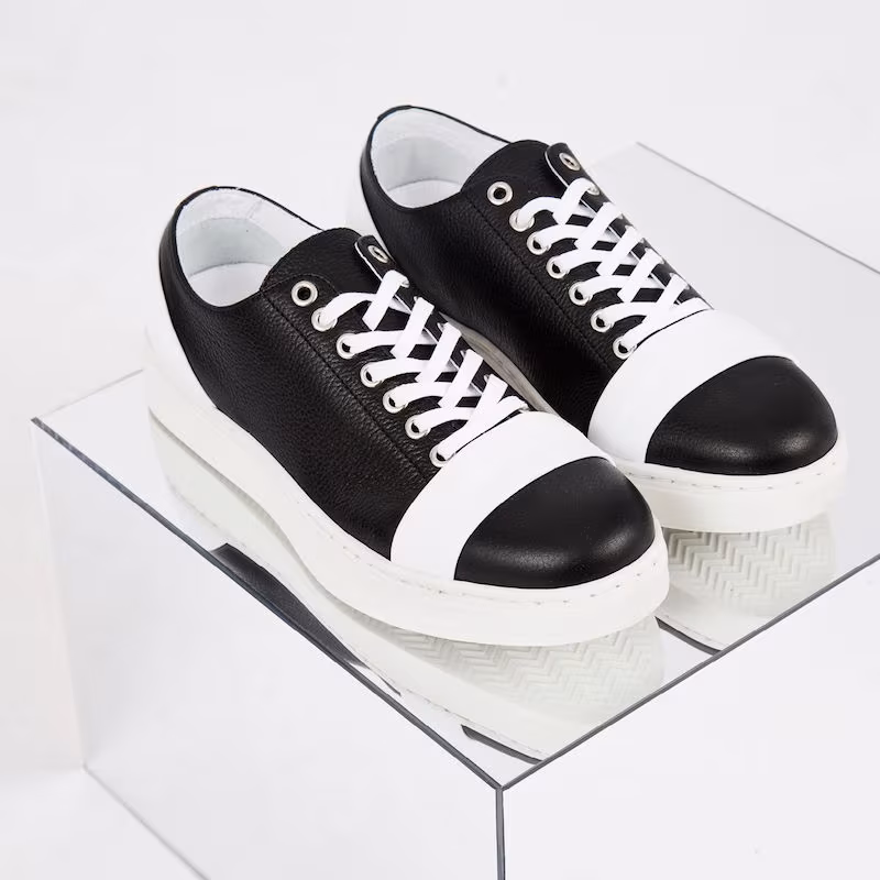 Achilles Ion Gabriel Lace-up Leather Sneakers