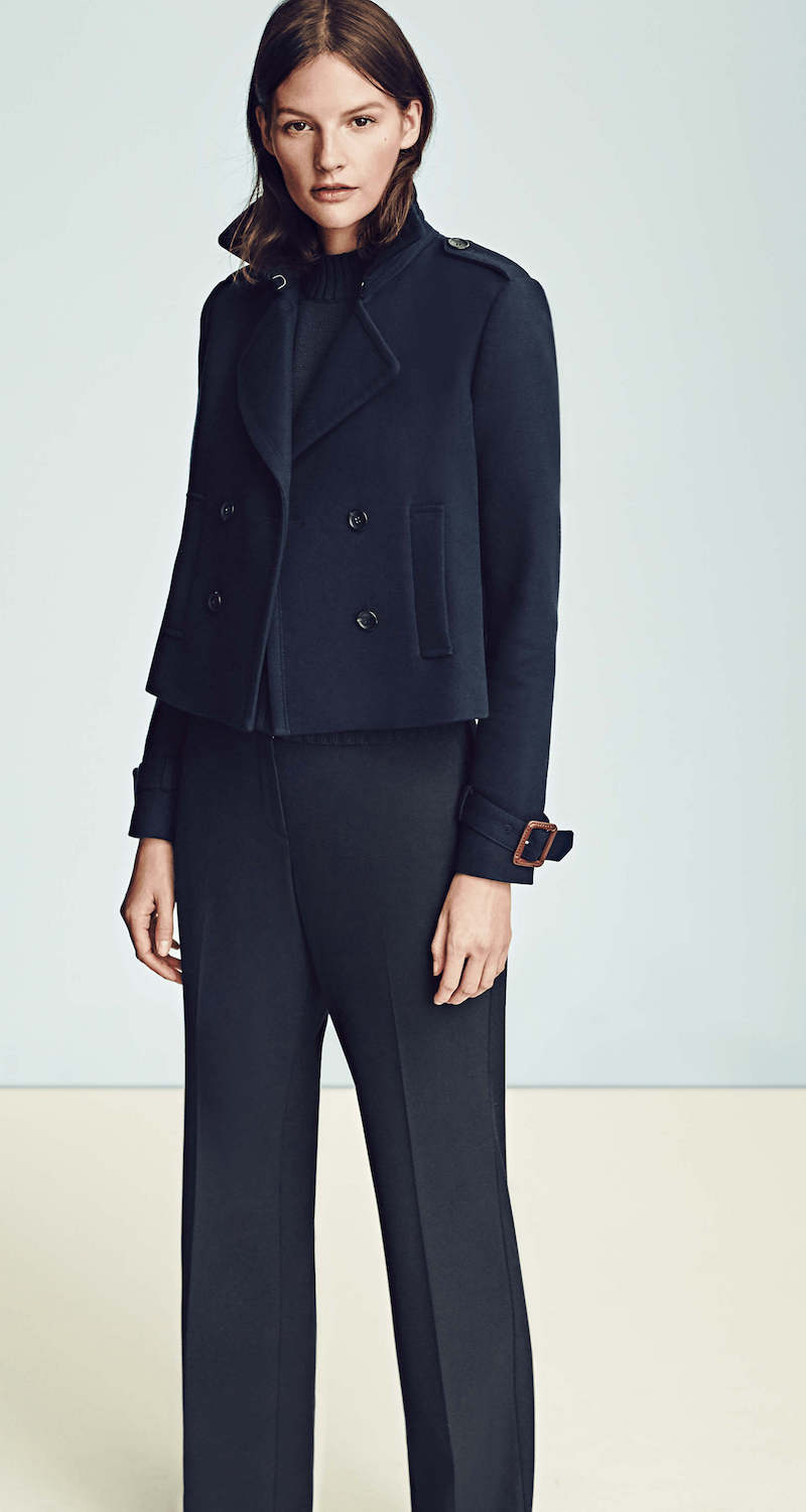 Ann Taylor Cropped Trench