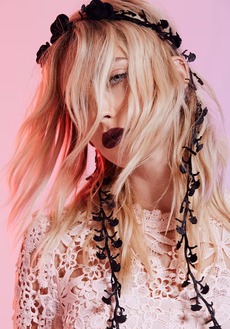 Blackest Magic Rosebud Crown
