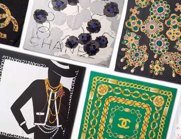 Designer Scarves & Accessories feat. CHANEL at MYHABIT
