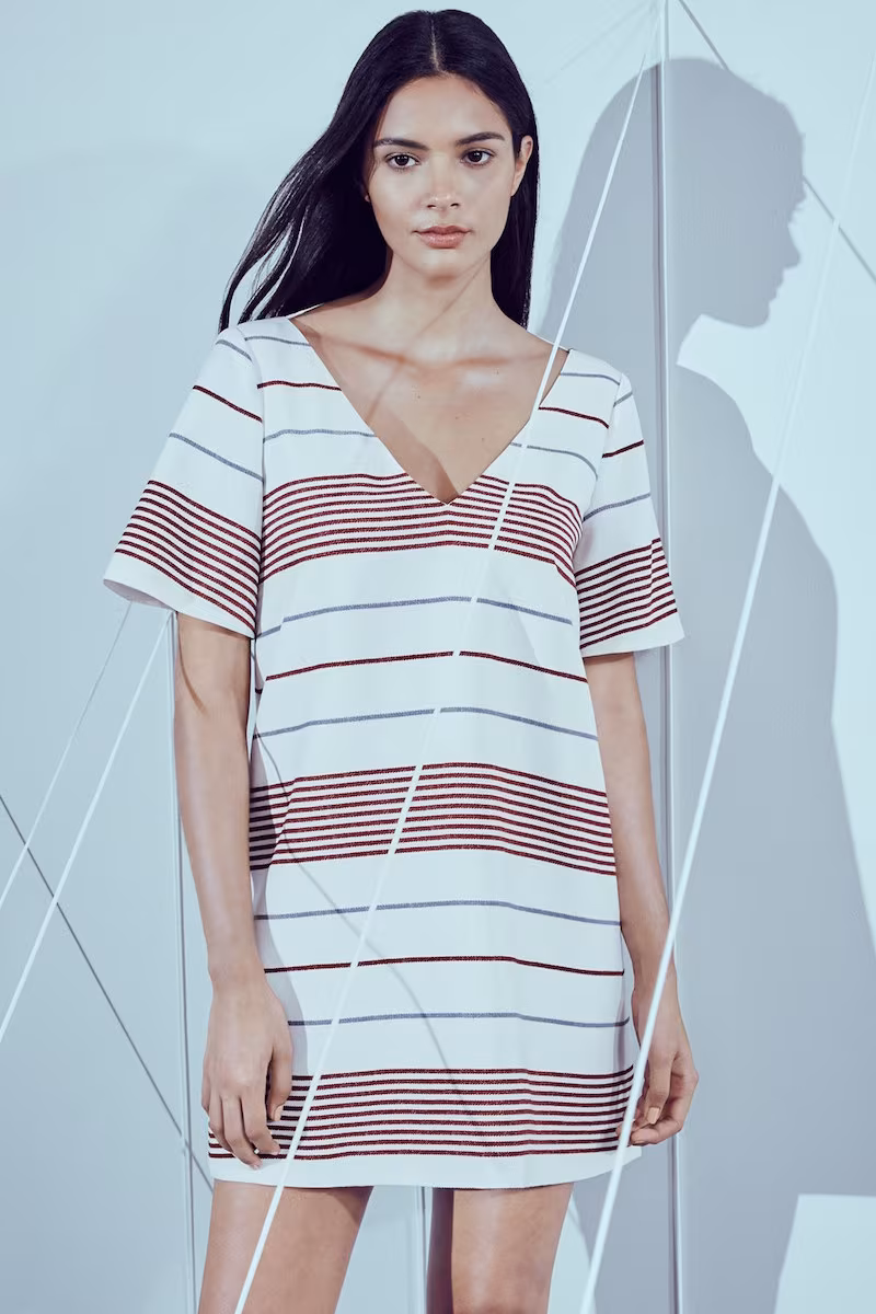 Elizabeth and James Orlando Stripe Shift Dress